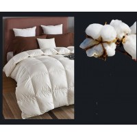 100%Cotton White Goose Duck Down Duvet