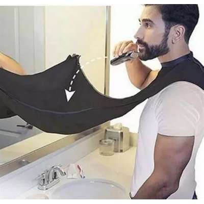 Machine Washable Custom Printed Logo Nylon Beard Apron Bib for Hotel